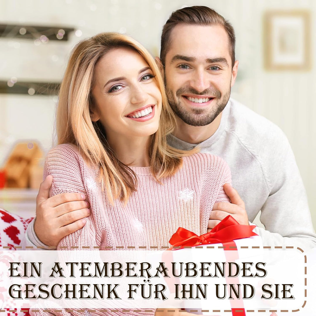 60 Stück Schiefer-Getränkeuntersetzer, GOH DODD 4 Zoll Schwarze Steinuntersetzer Set, Lasergravierte