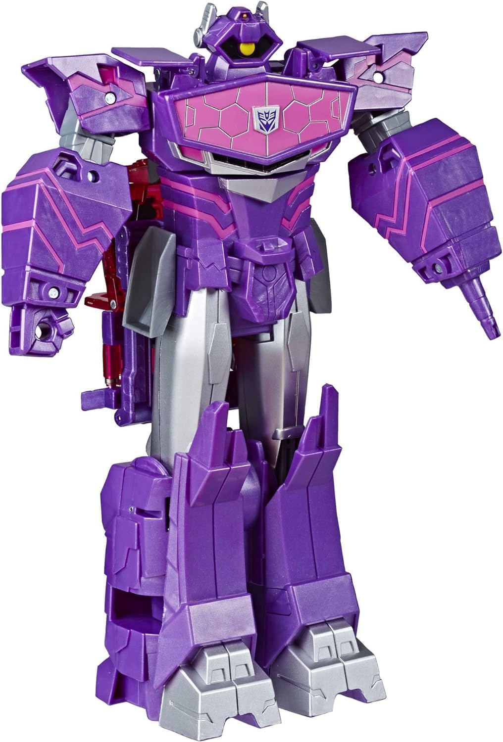 Transformers E7113ES0 Toys Cyberverse Ultimate Class Shockwave Action-Figur, kombiniert mit Energon
