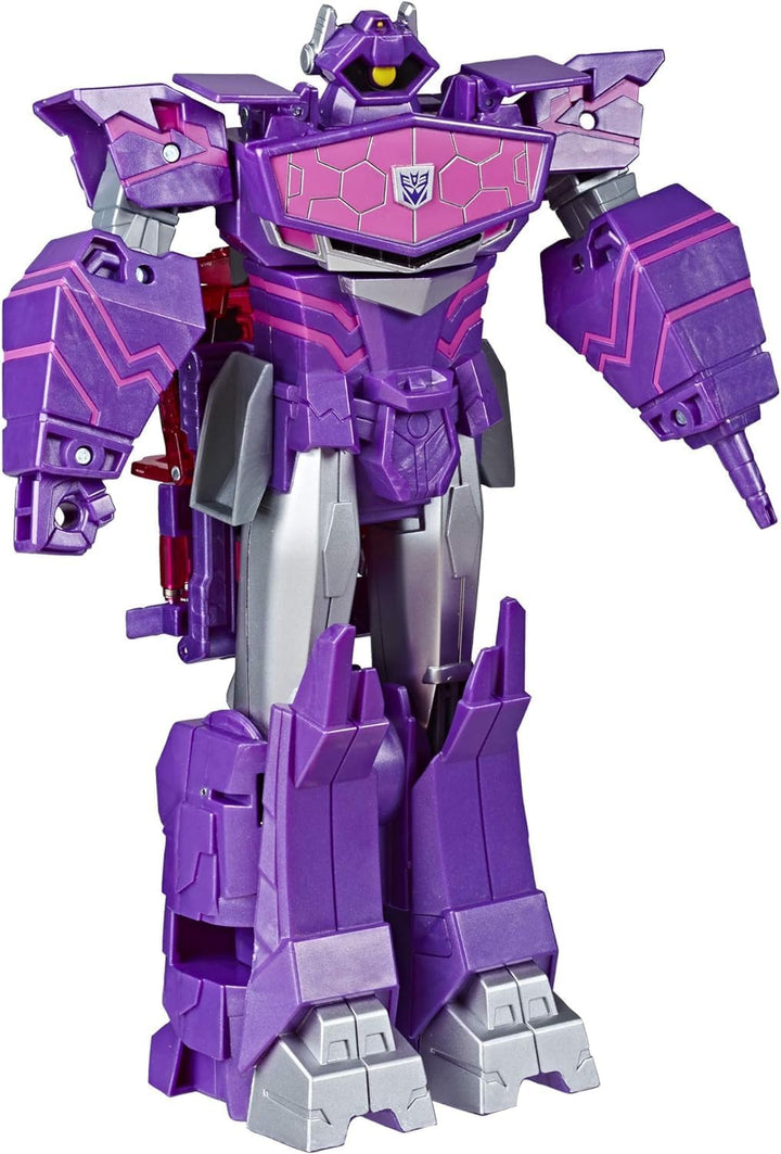 Transformers E7113ES0 Toys Cyberverse Ultimate Class Shockwave Action-Figur, kombiniert mit Energon