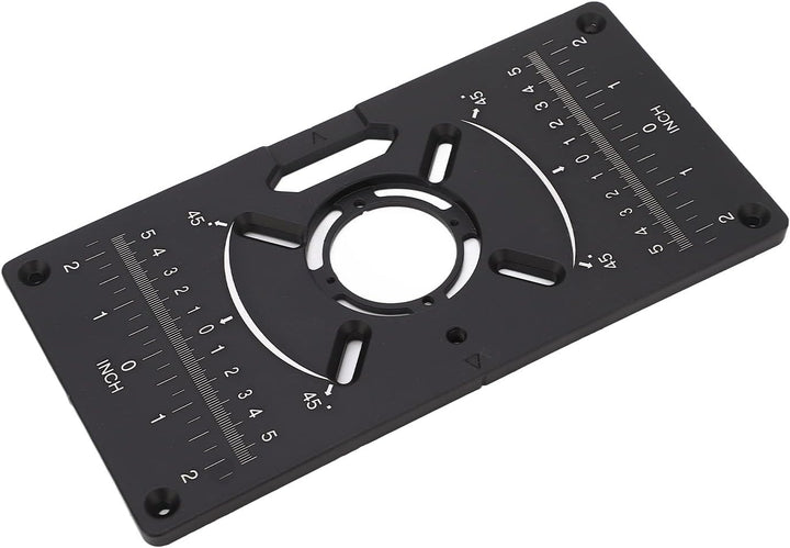Router Table Insert Plate for Table Benches Router Jig Saw Trimmer with Edge Treatment and Grooving