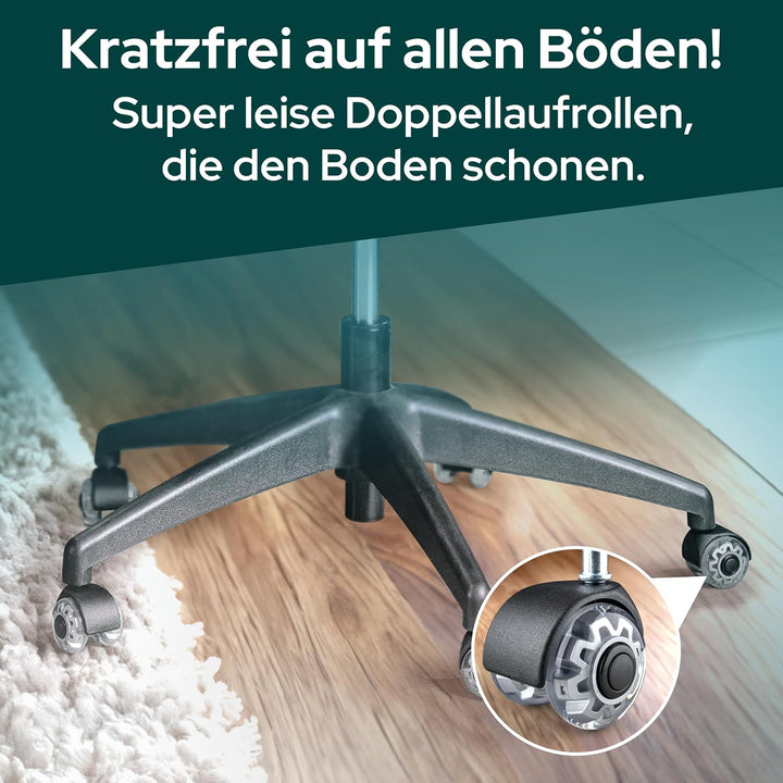 SCHEKKA® Bürostuhl Ergonomisch Testsieger - Besonders individuell Einstellbarer Schreibtischstuhl mi