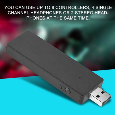 USB Wireless Gaming Receiver für Xbox One Adapter Unterstützt bis zu 8 Controller für Windows 10