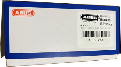 ABUS FG200 W SB abschliessbarer Fenstergriff, weiss im Set 5 Stück