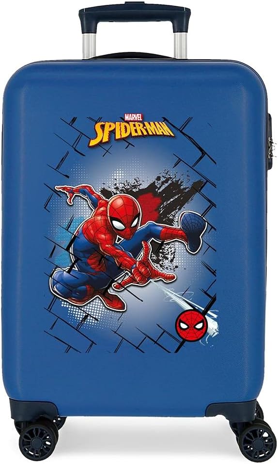 Marvel Spiderman Red Kabinentasche, blau, 38 x 55 x 20 cm, starr, ABS, seitlicher Zahlenkombinations