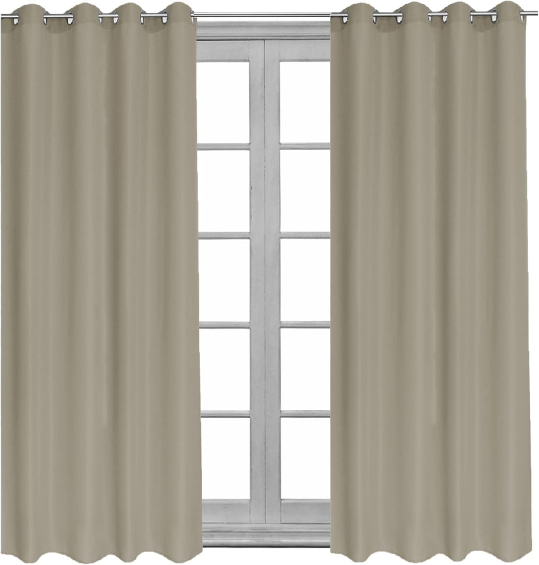 Cleanlevel EST 2016 Verdunklungsvorhang mit Ösen 140cm x 245cm Vorhang Blickdicht Thermo Gardine Wär