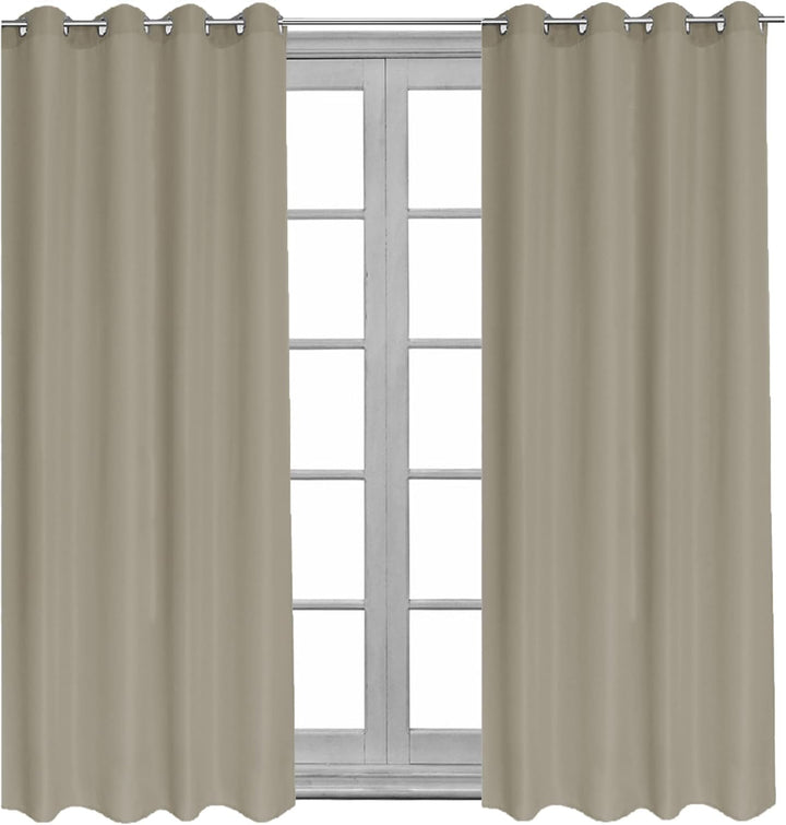 Cleanlevel EST 2016 Verdunklungsvorhang mit Ösen 140cm x 245cm Vorhang Blickdicht Thermo Gardine Wär