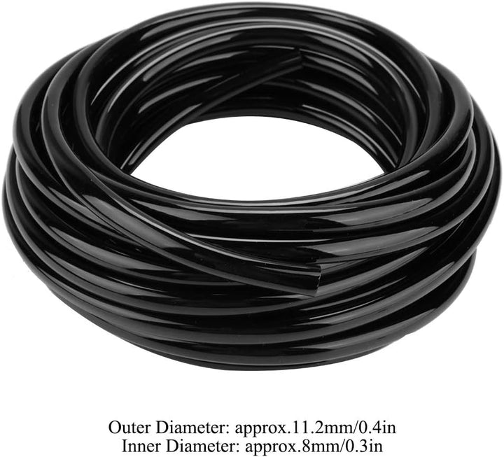 KIMISS 11,2 mm (0,4 Zoll) 10m Gartenschlauch Flexibles Zuleitungsrohr, Schlauch Bewässerungsschlauch