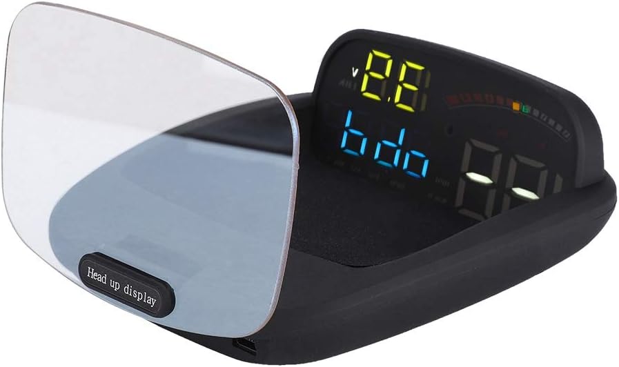 Garsent Head Up Display, Universal Auto HUD Grossbild Auto HUD Head-Up-Display Geschwindigkeitswarnu