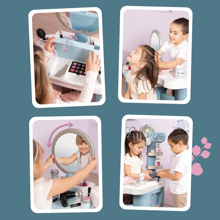 Smoby - My Beauty Center Kosmetikstudio - Schminktisch mit elektronischen und mechanischen Funktione