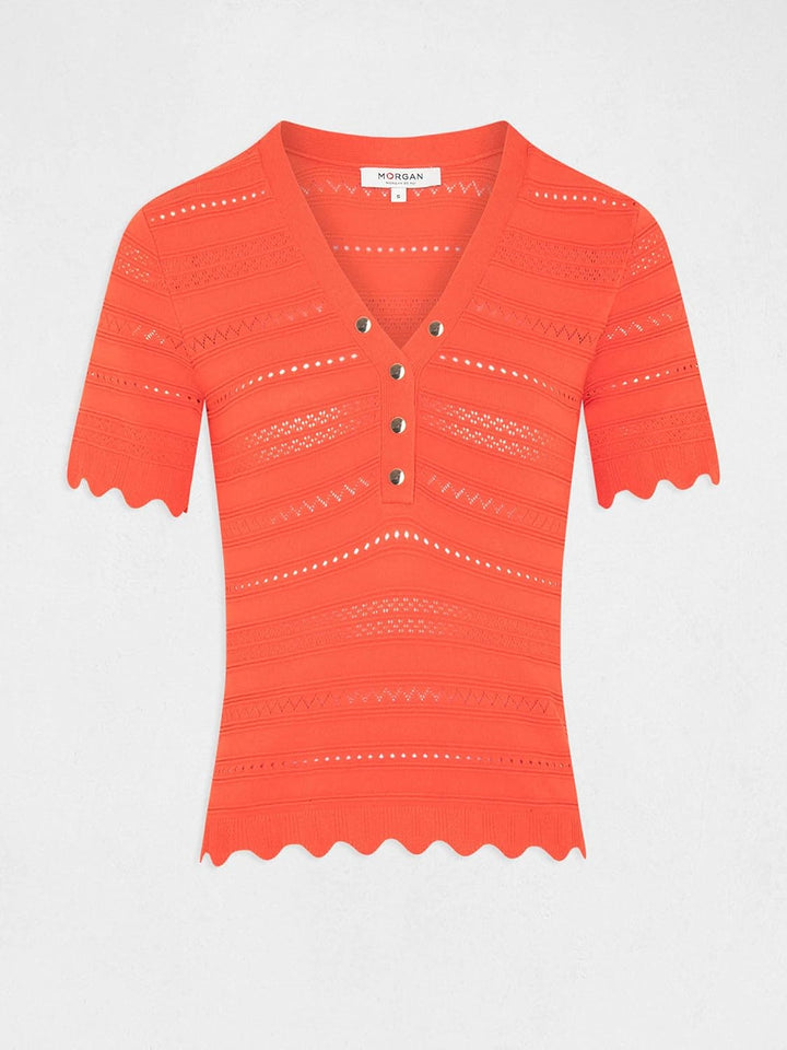 Morgan Damen Pullover XL Orangeade, XL Orangeade