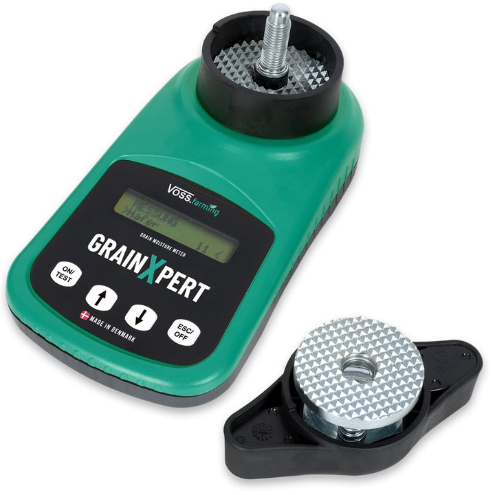 VOSS.farming GrainXpert Getreidefeuchtigkeitsmessgerät mit Mahlwerk, LCD Display, mit Transportkoffe