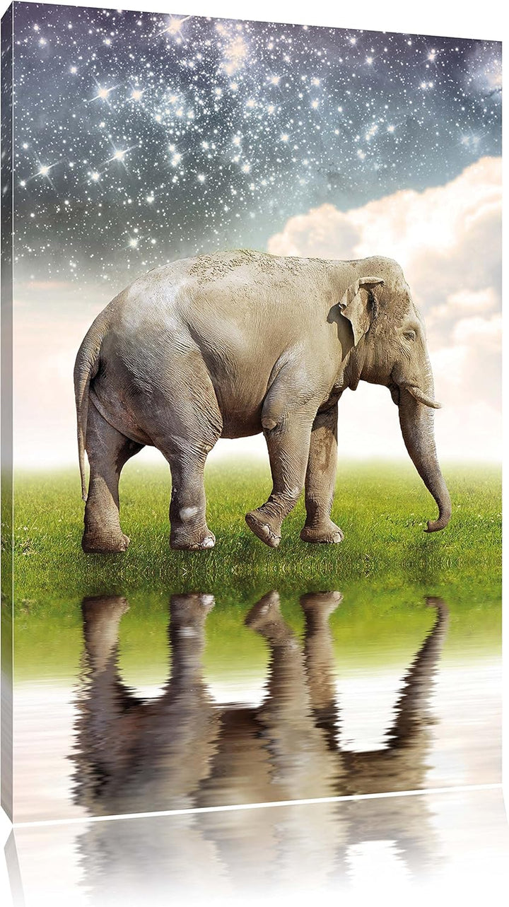 Pixxprint Bild als Leinwandbild | Grösse: 100x70 | Wandbild| Kunstdruck | fertig bespannt