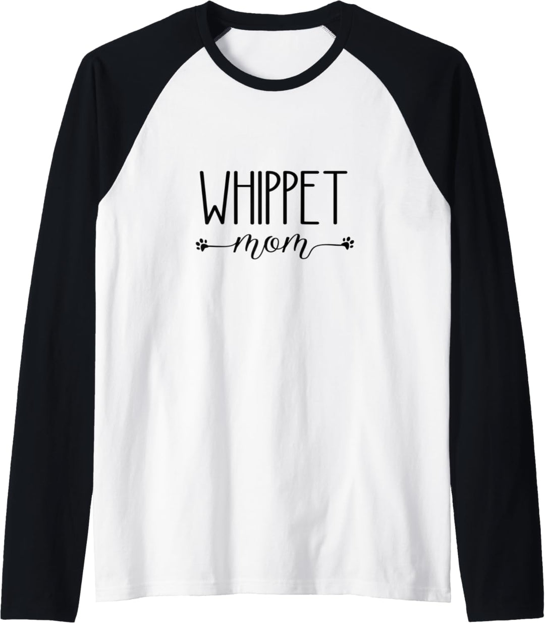Dog Lover Whippet Mom Raglan