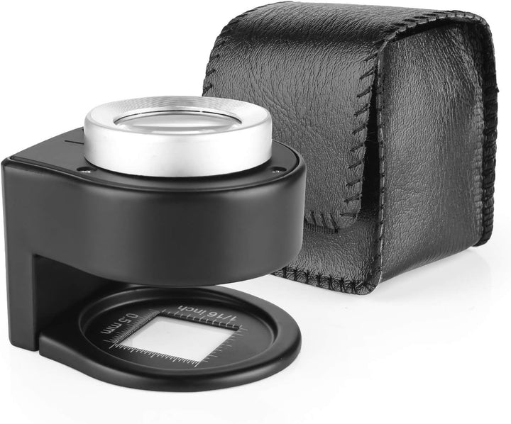 Lupe mit Licht Leselupe, Huttoly Lupe mit 12 Led Licht 30X Handlupe Beleuchtet zum Lesen,105mm gross