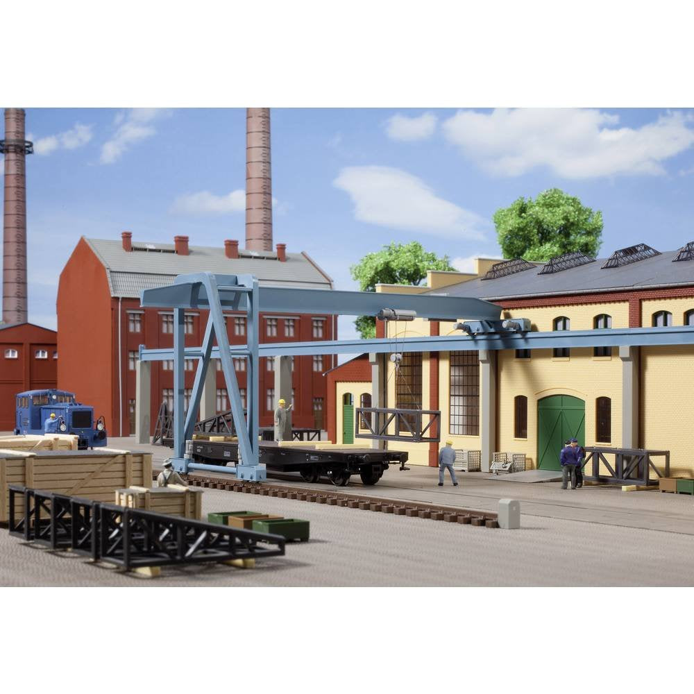 Auhagen 11437 11437-Halbportalkran, Modelleisenbahn Zubehör, bunt