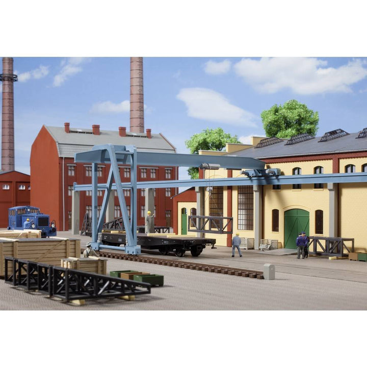 Auhagen 11437 11437-Halbportalkran, Modelleisenbahn Zubehör, bunt