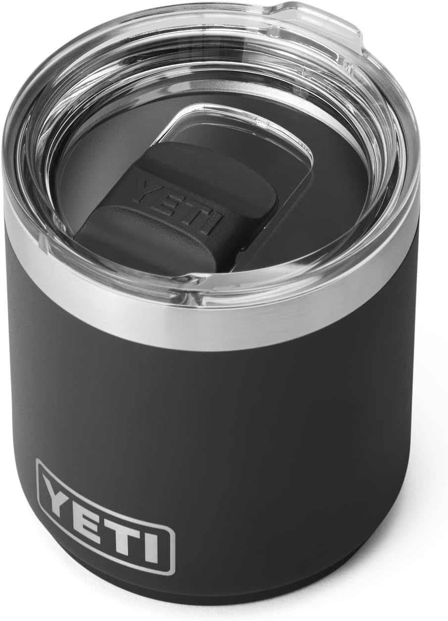 YETI Rambler Stapelbares Lowball MS 2.0, Black, 10oz (296 Ml), Blau