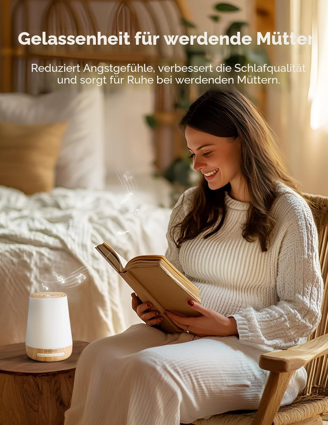 Momcozy White Noise Machine, tragbares White Noise für Babys und Erwachsene, White Noise Machine mit