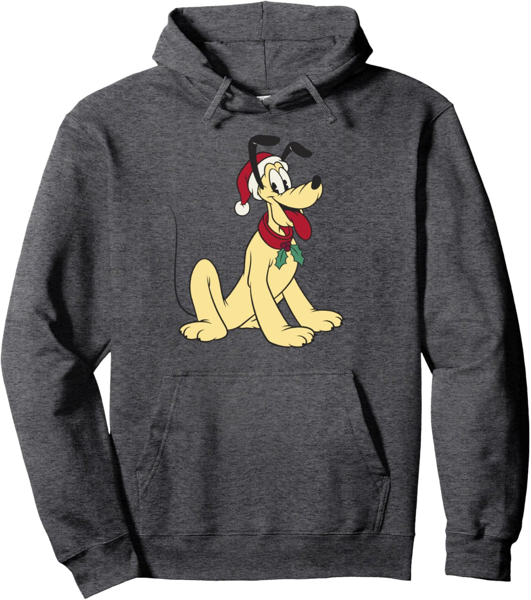 Disney Mickey And Friends Weihnachten Pluto Santa Hat Pullover Hoodie