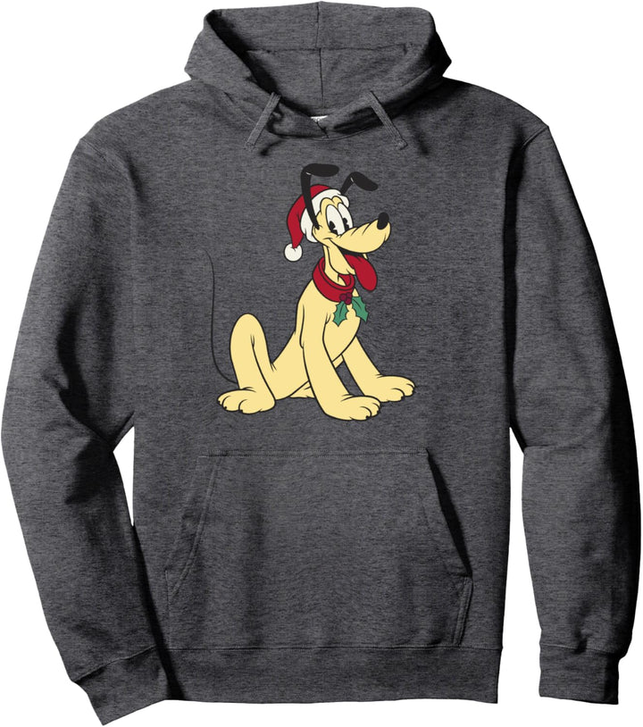 Disney Mickey And Friends Weihnachten Pluto Santa Hat Pullover Hoodie