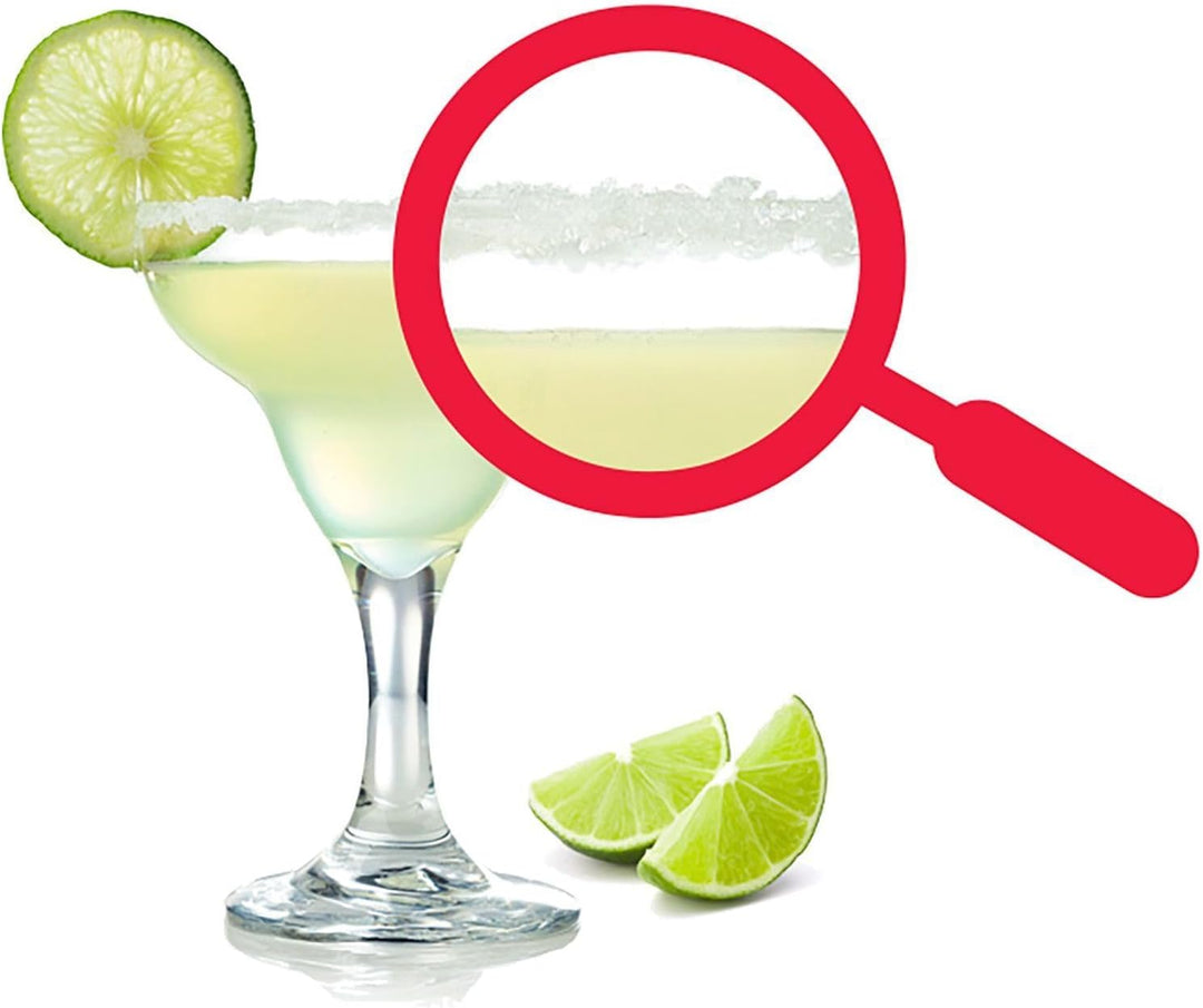 Westmark Glasumrander Meggy – praktisches Bar-Zubehör zum Garnieren von Cocktail-Gläsern, 3 Fächer f