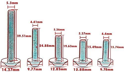 Motorrad-Verkleidungsschrauben-Set, Aluminium, universal, Motorrad-Windschutzscheiben-Befestigungssc