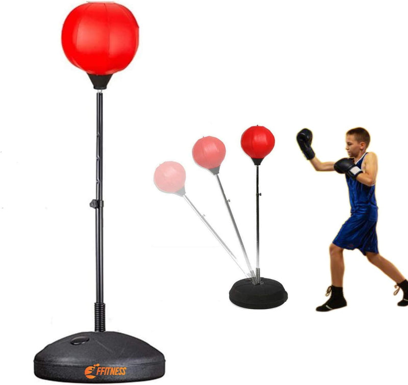 FFitness Punchingball für Kinder mit abnehmbarem Boden und Verstellbarer Stange | Boxsack für Traini