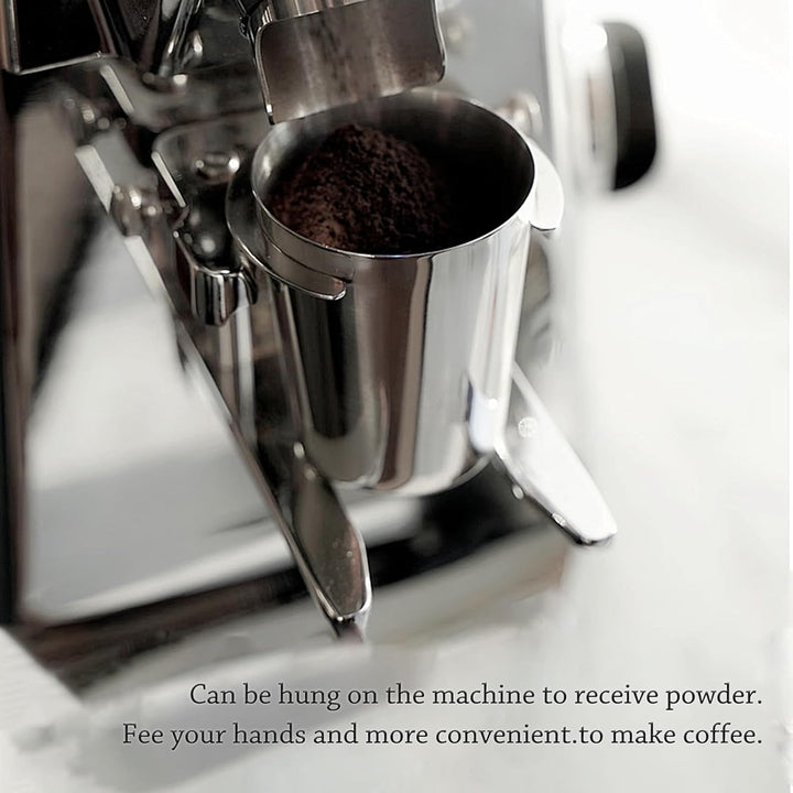54mm Dosierbecher, Barista Zubehör Coffee Dosing Cup aus Edelstahl, Siebträger Zubehör Kaffee Dosier