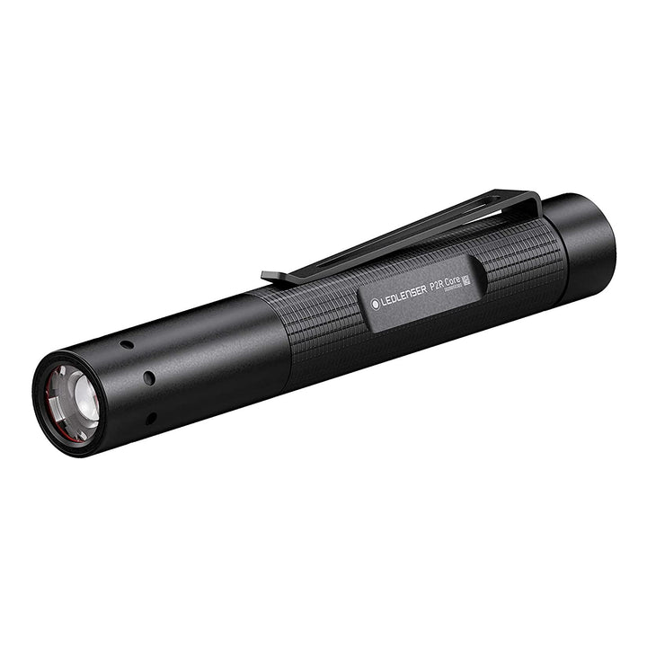 Ledlenser P2R Core Mini LED Stiftleuchte, 120 Lumen, aufladbar mit Lithium Akku, fokussierbar, drei