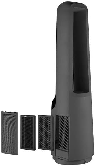 Fakir TVL 150 S Flügelloser 3-in-1 Multifunktionslüfter - Ventilator, Heizlüfter & Luftreiniger, HEP