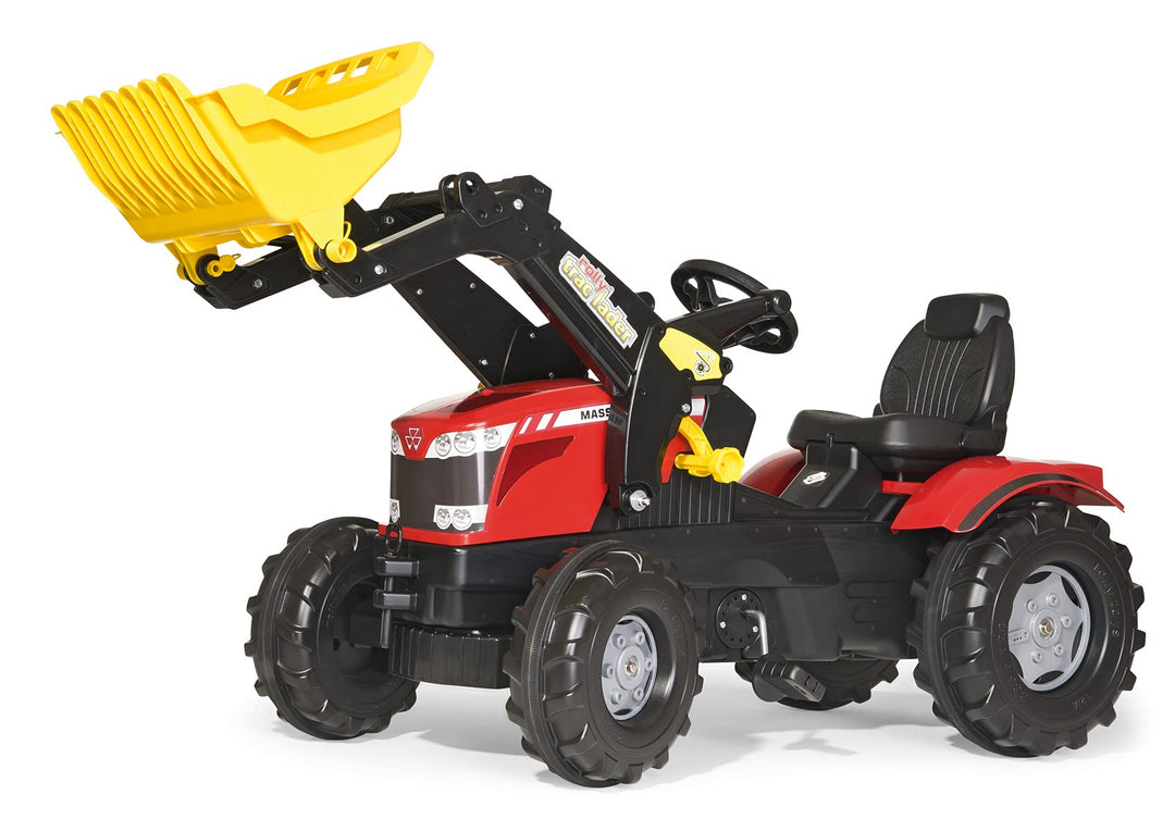 Rolly Toys rollyFarmtrac MF 7726 Tretfahrzeug (für Kinder ab drei Jahre, Flüsterlaufreifen, verstell