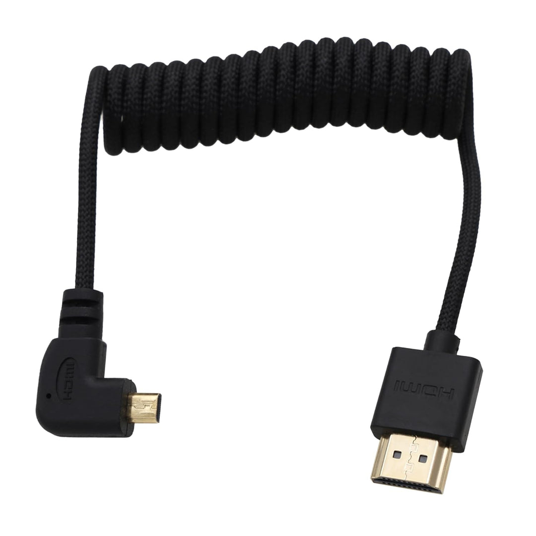 HangTon Flexibles Micro HDMI zu HDMI 4K60 8K Kabel für ATOMOS Ninja V Ultra, Sony ZV-E10 A7C A7R4 A6