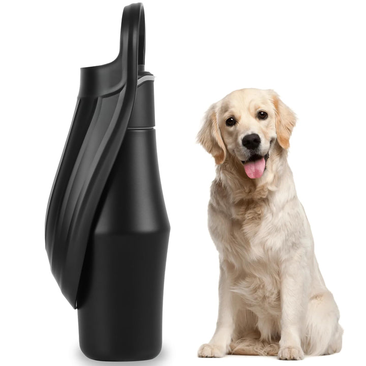 Hundetrinkflasche für Unterwegs - 750ml Trinkflasche Hunde, Auslaufsicher & Robust aus Edelstahl, Va