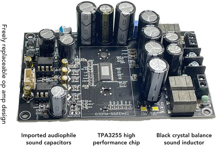 Digitale Audio-Leistungsverstärkerplatine, 315 W + 185 W TPA3255 Verstärkermodul 2.0-Kanal-HiFi-Digi