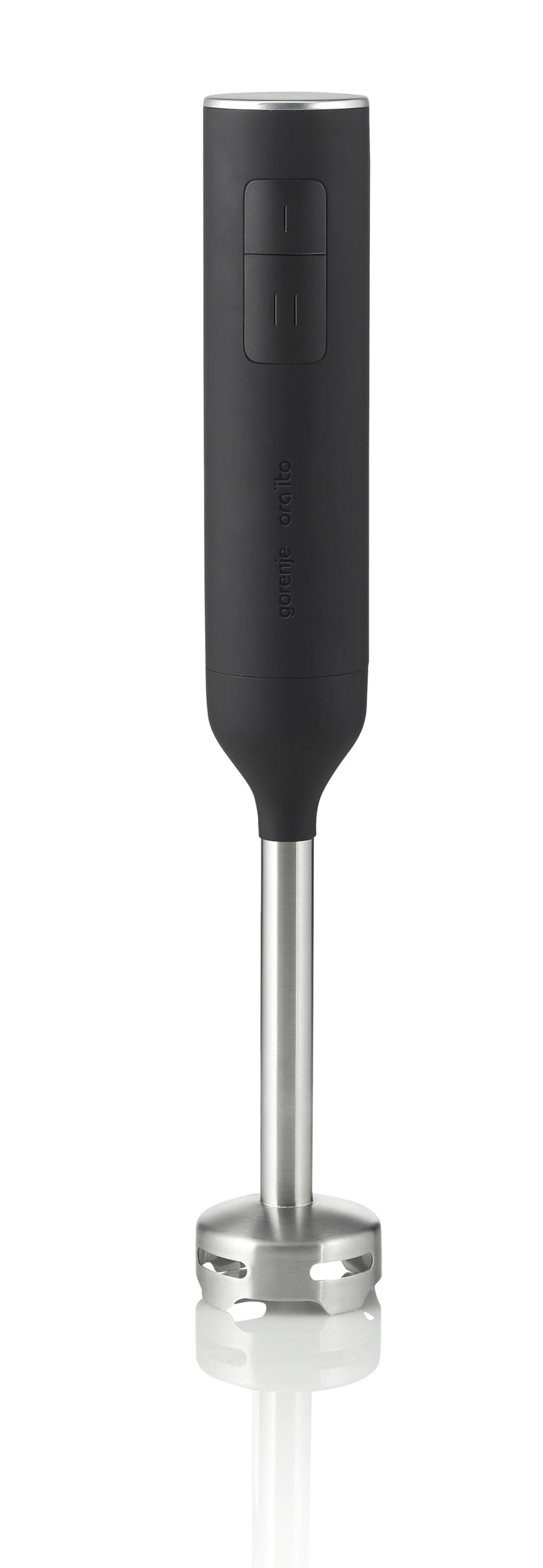 Gorenje HB600ORAB Stabmixer / 600 W/Edelstahlaufsatz/Viererklinge/Hochleistungsmotor/Einfache Reinin