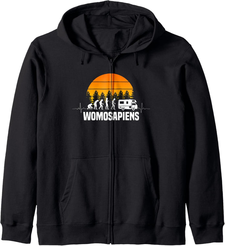 Womosapiens Reisen Wohnmobil Wohnwagen Campen Camping Kapuzenjacke