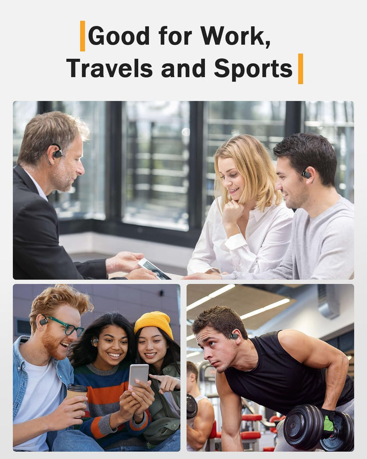 ANSTEN AI ÜBersetzer KopfhöRer, Echtzeit Translation Earbuds für Reisen Lernen, Bluetooth ÜBersetzun