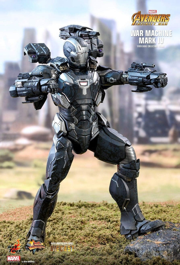 Hot Toys War Machine Mark IV Avengers Infinity War Movie Masterpiece Series Diecast 1/6 Sixth Scale
