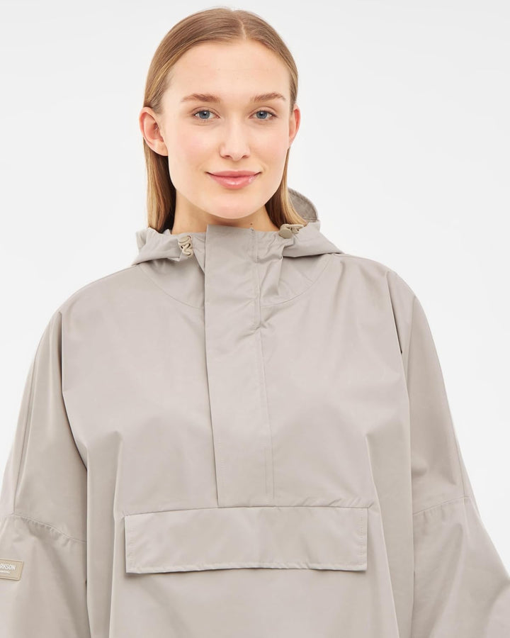 LARKSON Regenponcho Damen Herren – Lykke Einheitsgrösse Sand, Einheitsgrösse Sand