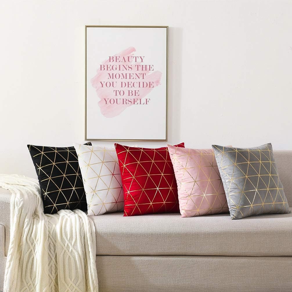 NordECO HOME 2er Set Kissenbezüge Luxuriöses Dekokissen Sofakissen Superweich für Wohnzimmer Schlafz