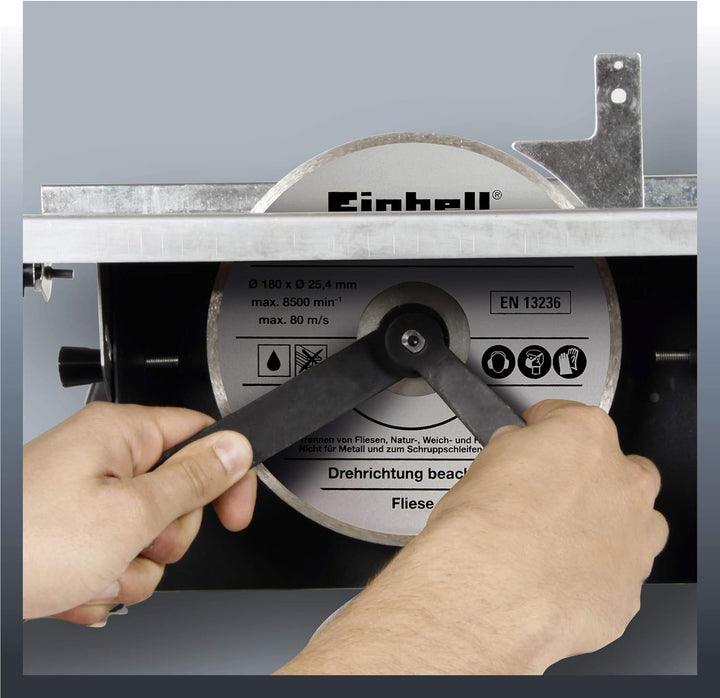 Einhell Fliesenschneidmaschine TC-TC 618 (600 W, Schnitthöhe 35 mm, Tischgrösse 330 x 360 mm, Diaman