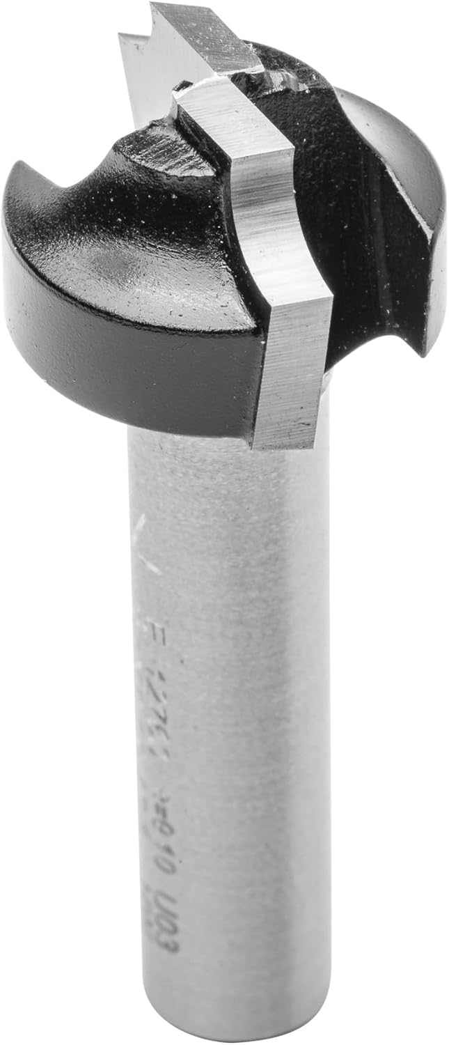 ENT 12760 Viertelstabfräser HW, Schaft (S) 8 mm, Durchmesser (D) 19 mm, NL 11 mm, R 4 mm, SL 32 mm R
