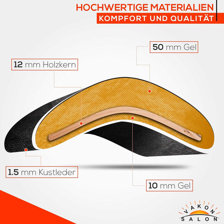 Sattelsitz Rollhocker höhenverstellbar von 50-65 cm, Drehhocker, Rollhocker, Praxishocker, Bürohocke