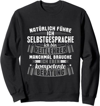 Geschenk Reitlehrer Lustiges Reitschule Reiter Pferd Sweatshirt