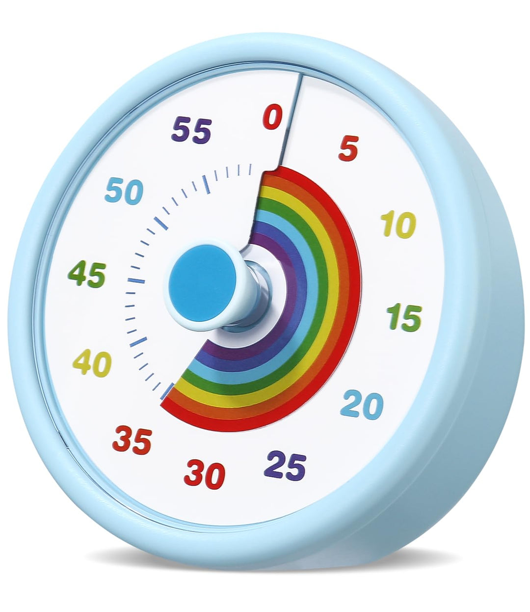 Visueller Timer für Kinder 60 Minuten Countdown Timer mit Grossem Bildschirm, für Kinder Zahnputztim