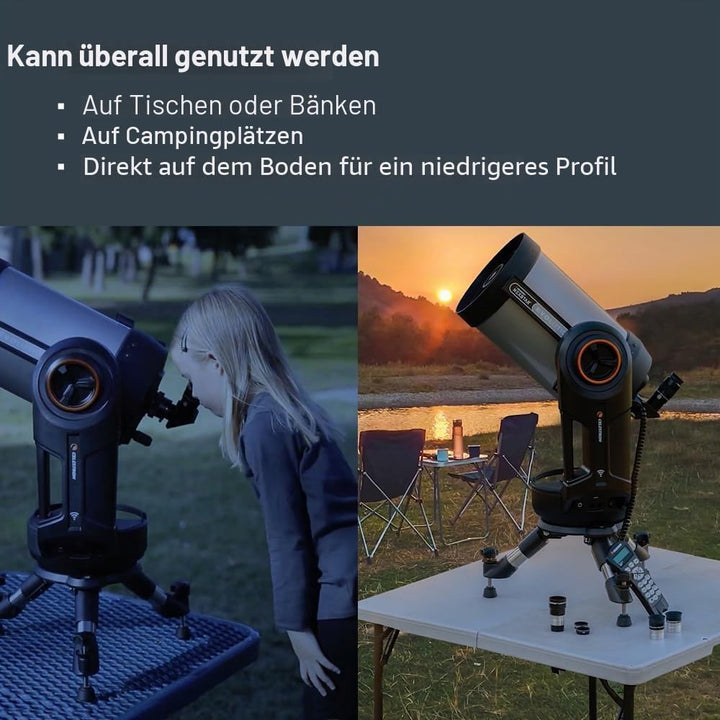 Celestron 93481 Tischstativ für Astronomie-Teleskope, kompatibel mit NexStar SE- und NexStar Evoluti