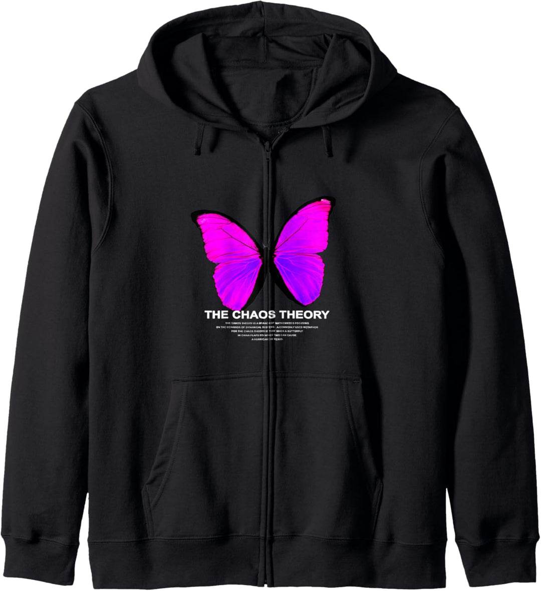 THE CHAOS THEORY SCHMETTERLING BUTTERFLY PINK Kapuzenjacke
