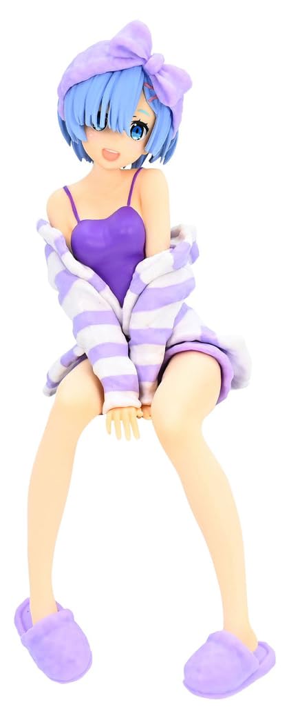 Furyu RE Zero - Rem Room Wear Purple - Statuette PVC Noodle Stopper 14cm
