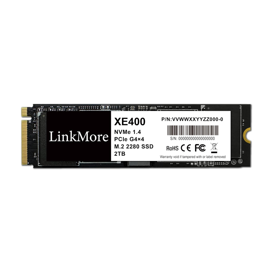 LinkMore XE400 2TB M.2 2280 PCIe Gen4 NVMe 1.4 interne SSD, Solid State Drive, bis zu 4650 MB/s für