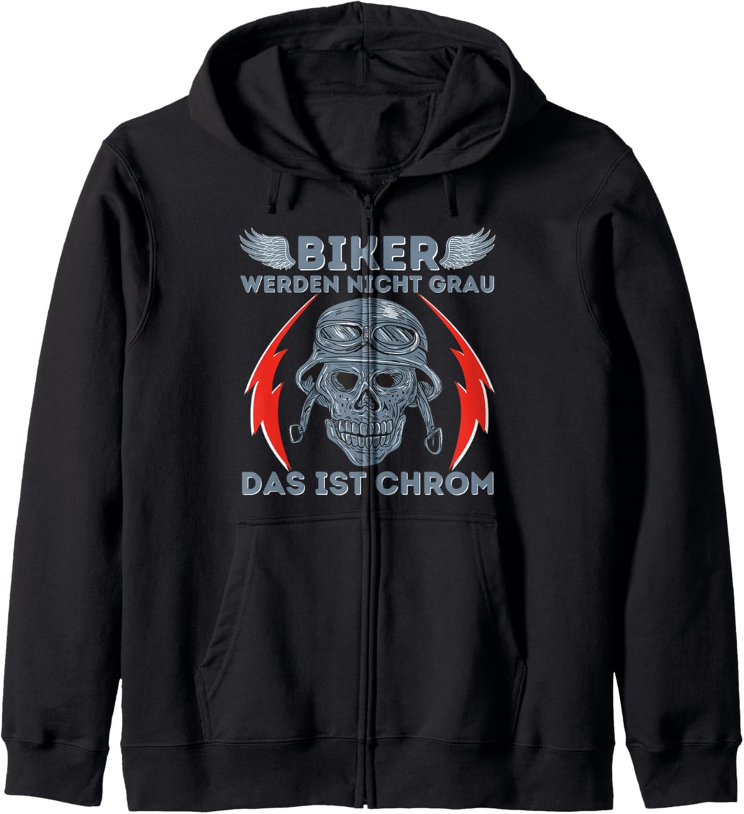 Biker werden nicht grau - Chrom Motorrad Motorradfahrer Kapuzenjacke